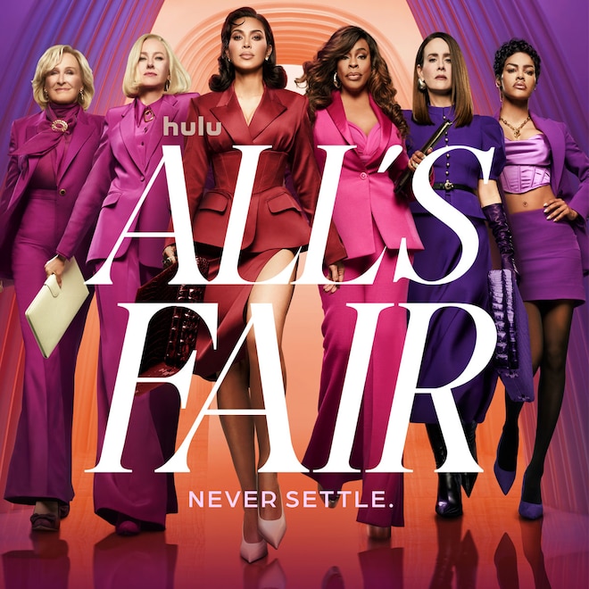 All's Fair Key Art, Kim Kardashian, Naomi Watts, Niecy Nash, Glenn Close